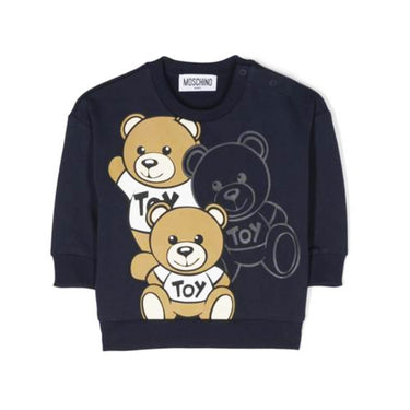 Sudadera MOSCHINO azul para bebés